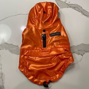 Dog rain coat lines size 10